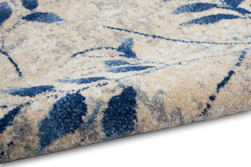 Calvin Klein Home Rugs CK001 River Flow RFV03 Beige Navy - Woven Rugs