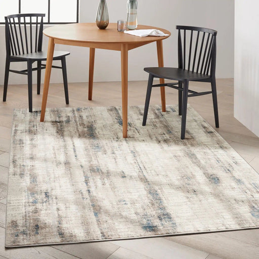 Calvin Klein Home Rugs CK022 Infinity IFN02 Ivory Grey Blue - Woven Rugs