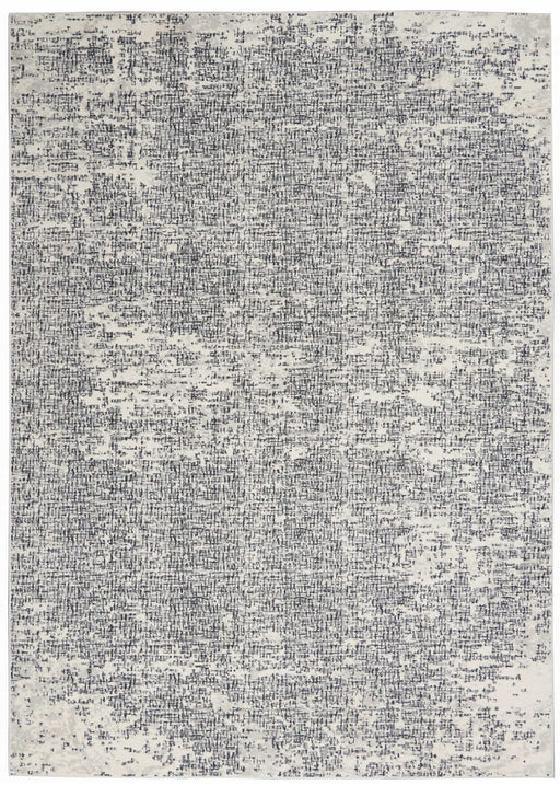 Calvin Klein Home Rugs Rectangle / 66 x 114cm Vapor CK971 Ivory Black Runner 099446760067 - Woven Rugs