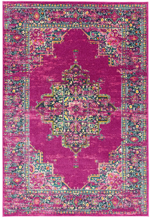 Asiatic Rugs Colt CL04 Medallion Fuchsia - Woven Rugs