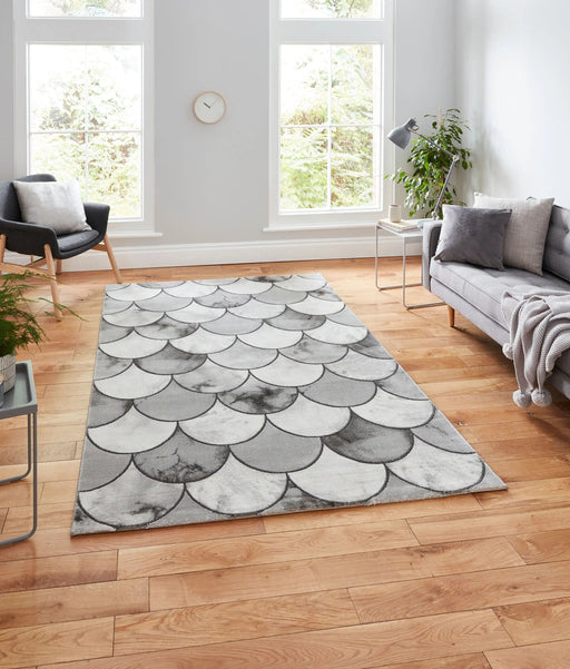 Think Rugs Rugs Craft 23361 Grey/Silver - Woven Rugs