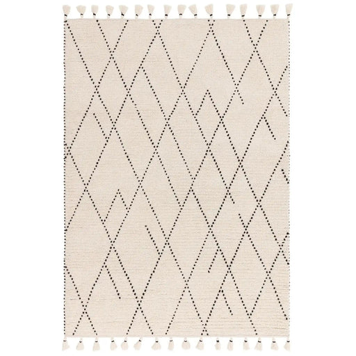 Asiatic Rugs Nepal Cream Black Linear - Woven Rugs