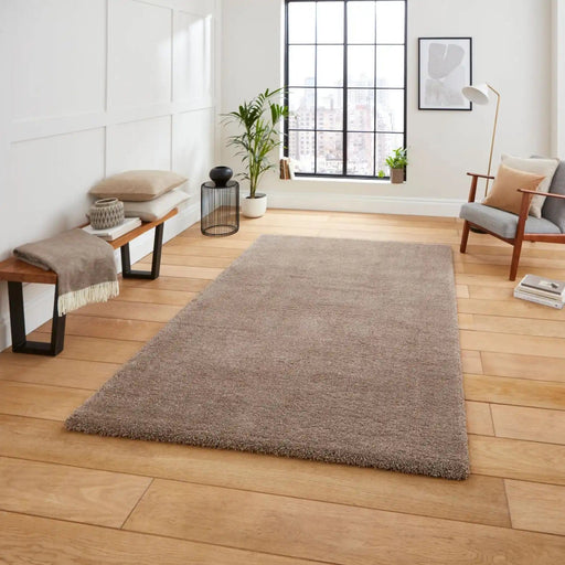 Think Rugs Rugs Deluxe Mink - Woven Rugs