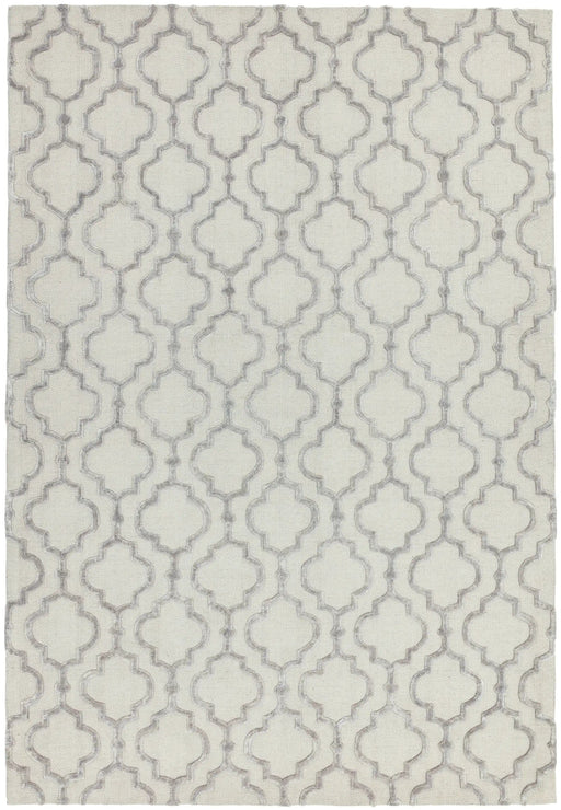 Asiatic Rugs Dixon Grey Ogee - Woven Rugs