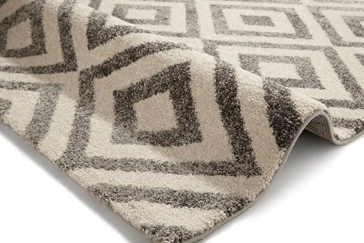 Think Rugs Rugs Elegant 4893 Grey White - Woven Rugs