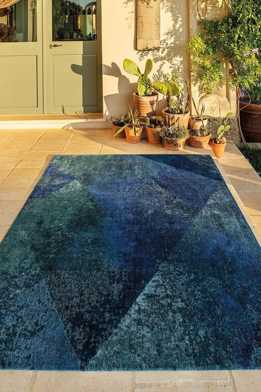 Louis De Poortere Rugs Christian Fischbacher Lisboa 9052 Sapphire Blue - Woven Rugs