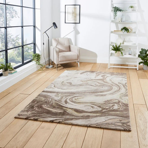 Think Rugs Rugs Florence 50031 Beige Gold - Woven Rugs