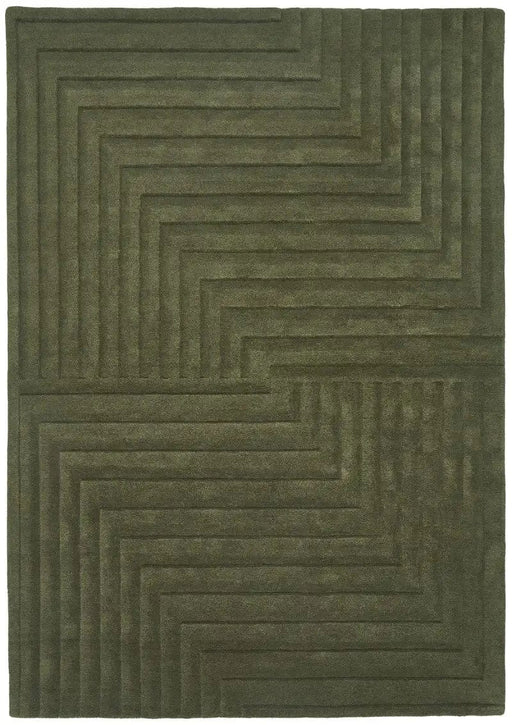 Asiatic Rugs Form Green - Woven Rugs