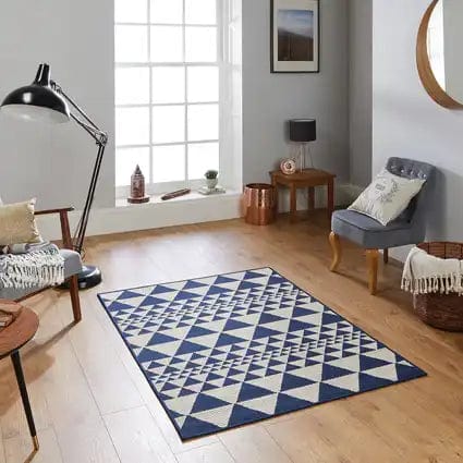 Oriental Weavers Rugs Moda Flatweave Prism Blue - Woven Rugs