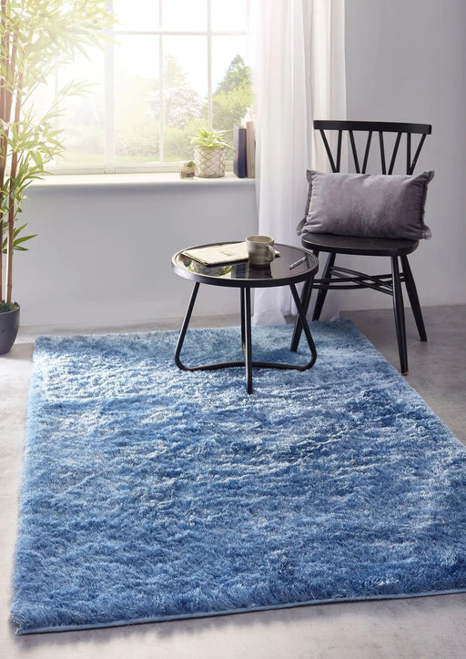 Origins Rugs Shimmer Denim Blue - Woven Rugs