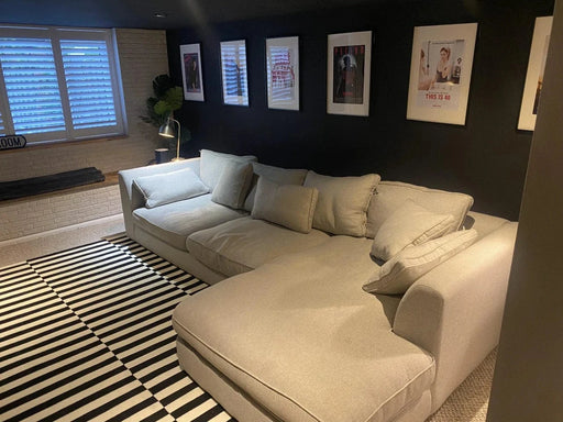 RugsDirect Online Modern Gloria 102408 Black Cream Rug - Woven Rugs