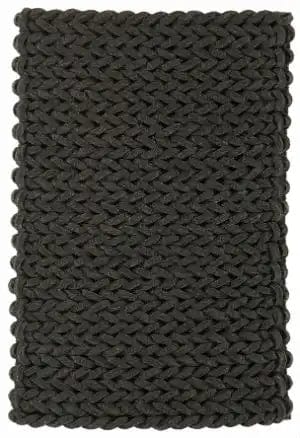 Asiatic Rugs Rectangle / 120 x 170cm Helix Charcoal 5031706656586 - Woven Rugs