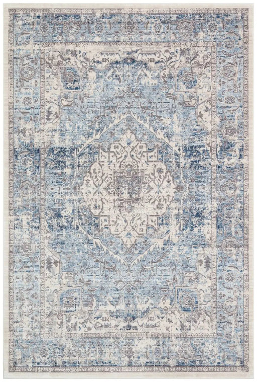 Concept Looms Rugs HERITAGE Concept Looms HRTG106 Ivory Grey Blue - Woven Rugs