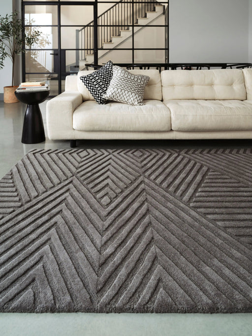Asiatic Rugs Hague Charcoal - Woven Rugs