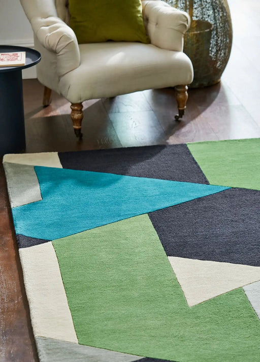 Harlequin Rugs Harlequin Popova Amazonia Seaglass Japanese Ink - Woven Rugs