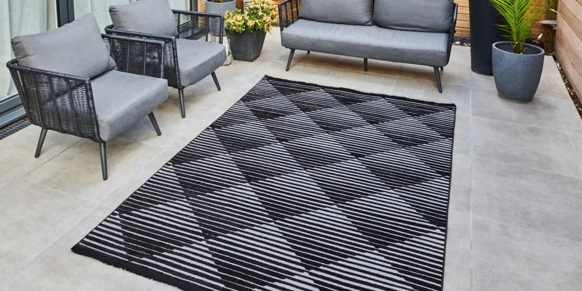 Jazz Indoor/Outdoor JAZ09 Grey — Woven Rugs