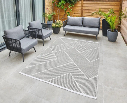 Concept Looms Rugs Jazz Indoor/Outdoor JAZ17 Silver - Woven Rugs