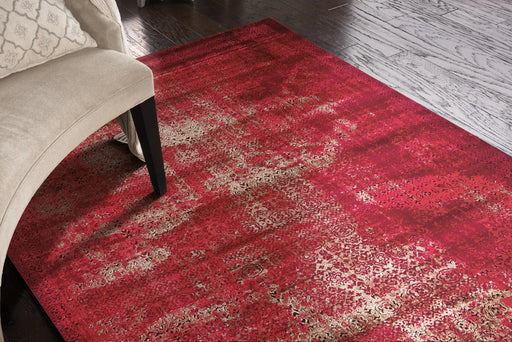 Nourison Rugs Rectangle / 66 x 229cm Karma Nourison KRM01 Red 99446268853 - Woven Rugs