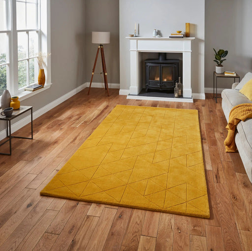 Think Rugs Rugs Kasbah KB2025 Ochre - Woven Rugs