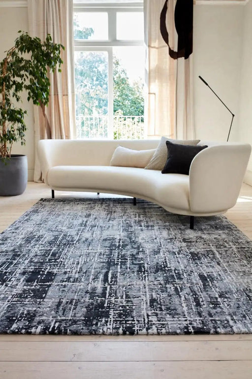 Asiatic Rugs Kuza Abstract Black - Woven Rugs