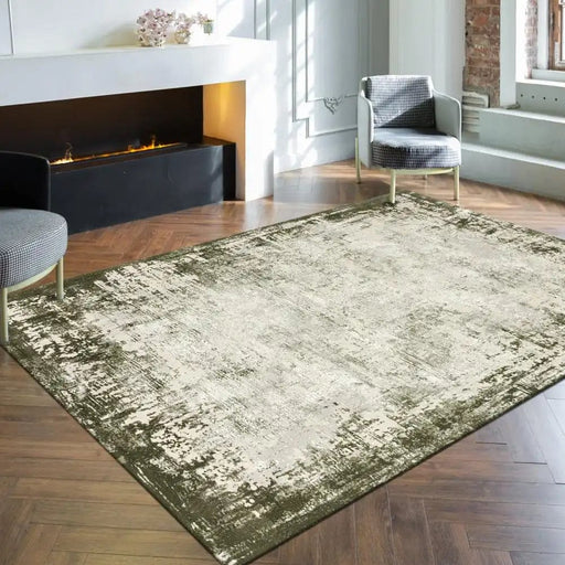 Asiatic Rugs Kuza Border Green - Woven Rugs