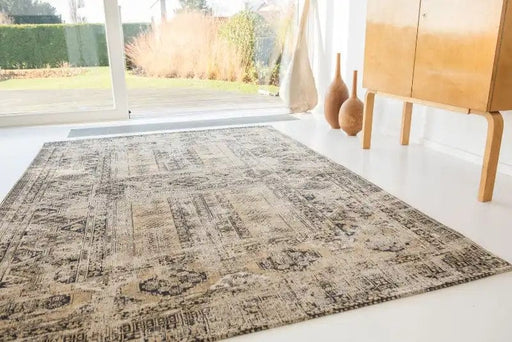 Louis De Poortere Rugs Antique Hadschlu 8720 Agha Old Gold Rugs - Woven Rugs