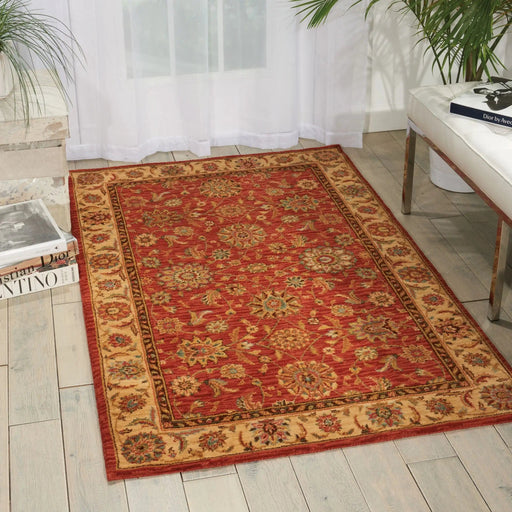 Nourison Rugs Living Treasures LI05 Rust - Woven Rugs