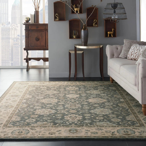 Nourison Rugs Living Treasures LI16 Grey Ivory - Woven Rugs