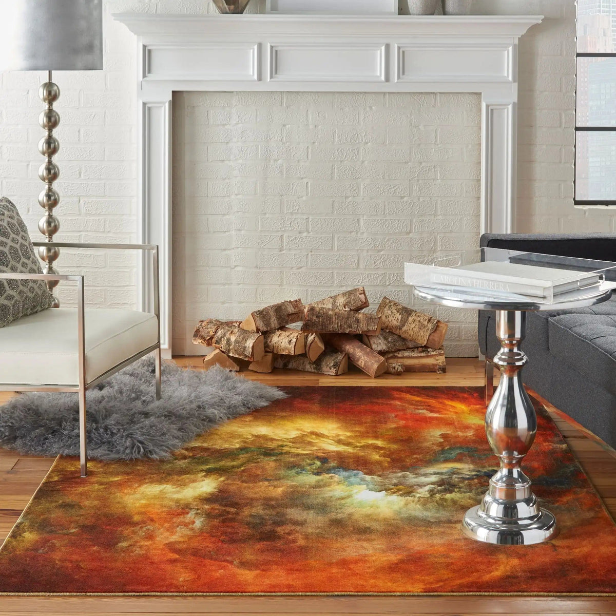 Le Reve LER07 Red Multi — Woven Rugs