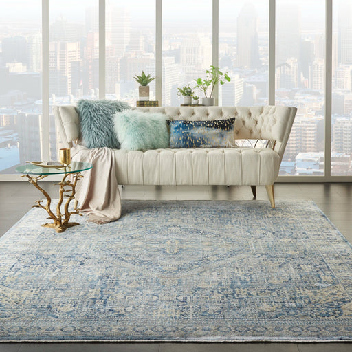 Nourison Rugs Lustrous Weave LUW02 BLUIV - Woven Rugs