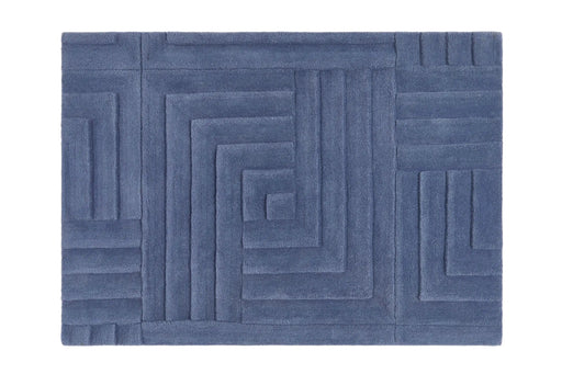 Origins Rugs Maze Blue - Woven Rugs