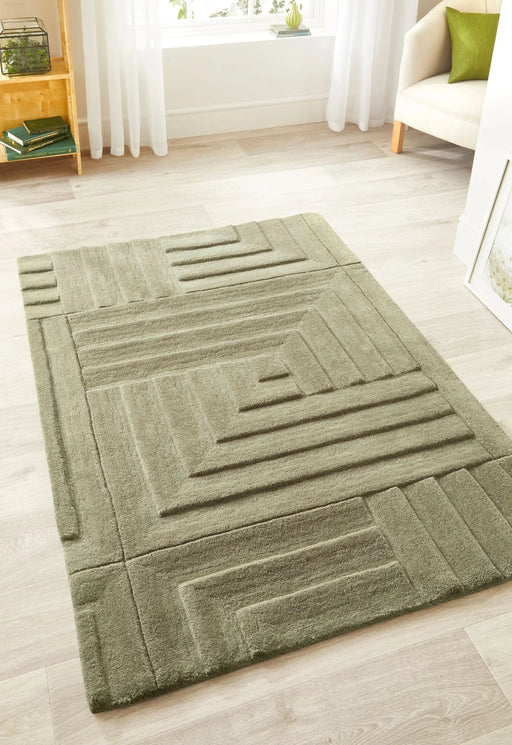 Origins Rugs Maze Olive - Woven Rugs