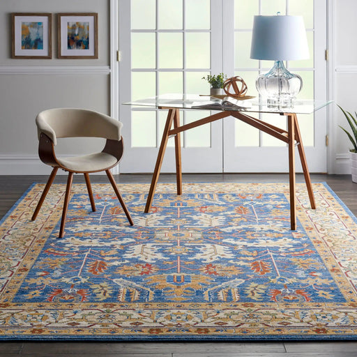 Nourison Rugs Majestic Nourison MST02 Denim Blue - Woven Rugs