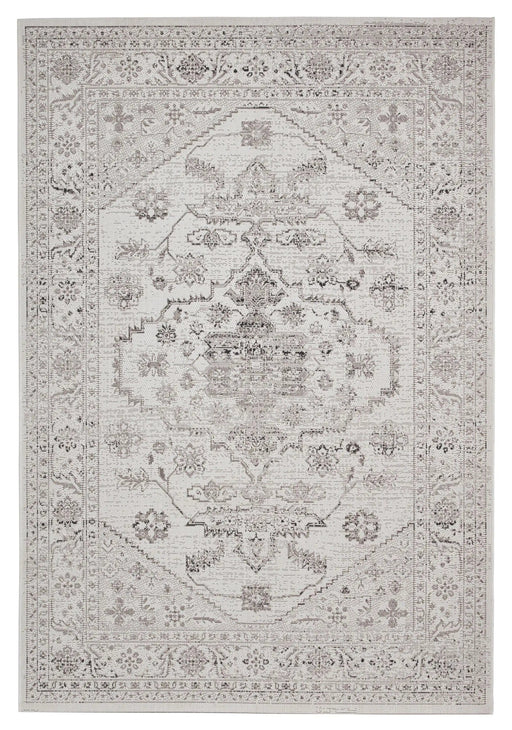 Think Rugs Rugs Miami 19517 Ivory/Black - Woven Rugs