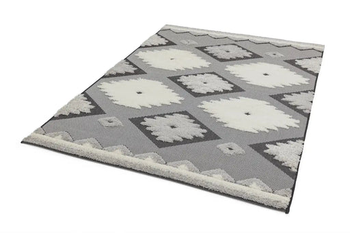 Asiatic Rugs Monty MN01 Black Cream Tribal - Woven Rugs