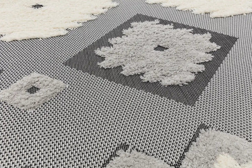 Asiatic Rugs Monty MN01 Black Cream Tribal - Woven Rugs