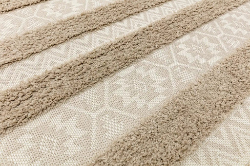 Asiatic Rugs Monty MN04 Natural Cream Stripe - Woven Rugs