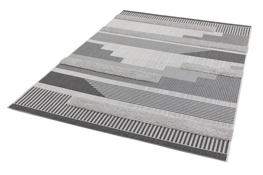 Asiatic Rugs Monty MN05 Black Grey Geometric - Woven Rugs