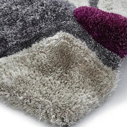 Think Rugs Rugs Noble House NH5858 Grey/Purple - Woven Rugs