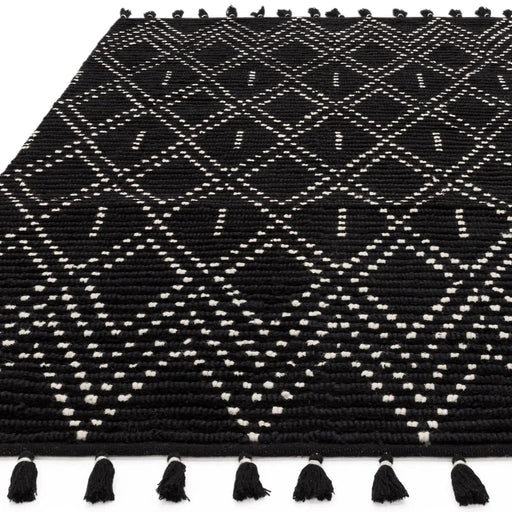 Asiatic Rugs Nepal Black Cream Diamond - Woven Rugs