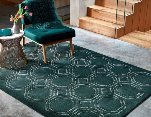 Asiatic Rugs Nexus Octagon Petrol - Woven Rugs