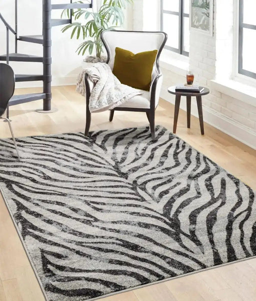 Asiatic Rugs Nova NV27 Zebra Grey - Woven Rugs