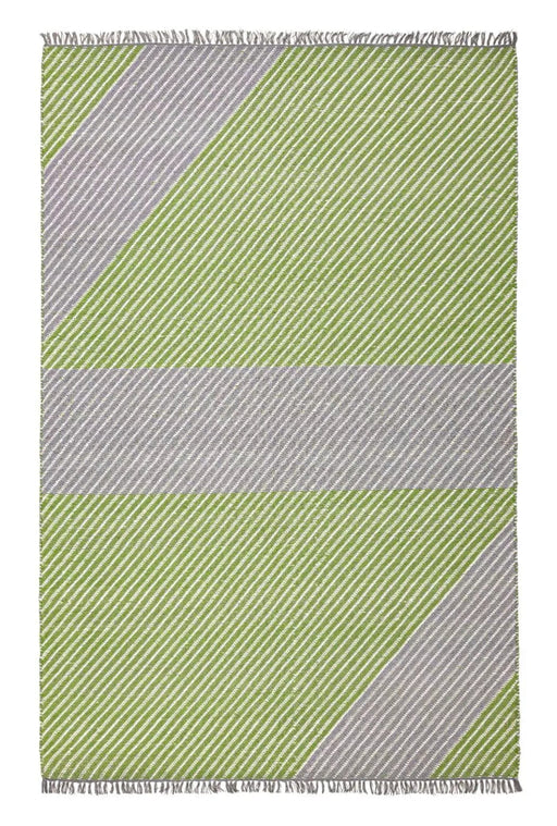 Concept Looms Rugs Rectangle / 152 x 226cm OSLO OSL702 LIME 639059012056 - Woven Rugs