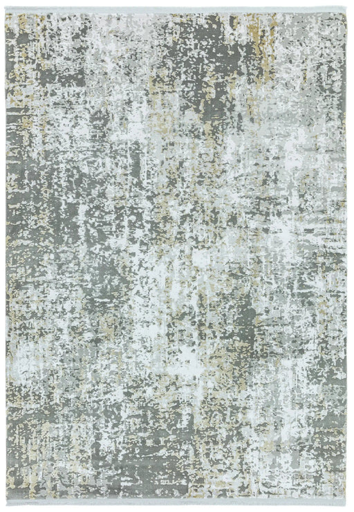 Asiatic Rugs Olympia OL06 Grey Gold Abstract - Woven Rugs