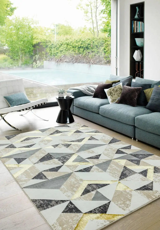 Asiatic Rugs Orion OR11 Flag Grey - Woven Rugs