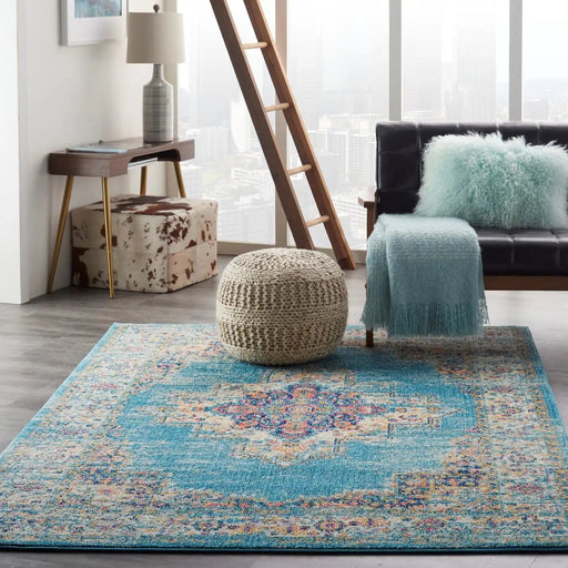 Nourison Rugs Passion Nourison PSN03 LTBLU - Woven Rugs