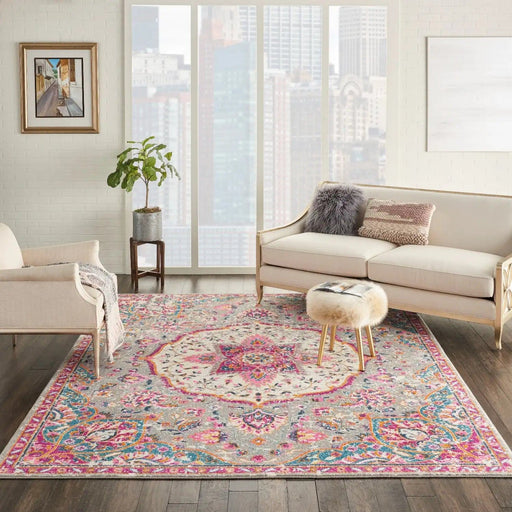 Nourison Rugs Passion Nourison PSN22 Grey Multi - Woven Rugs