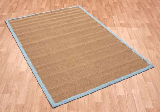 Asiatic Rugs Sisal Linen/Aqua Runner - Woven Rugs