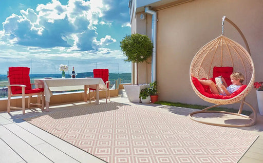 Asiatic Rugs Patio PAT13 Pink Diamond - Woven Rugs