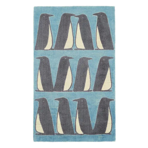 Scion Rugs Scion Screen Printed Pedro Marine 023408 - Woven Rugs